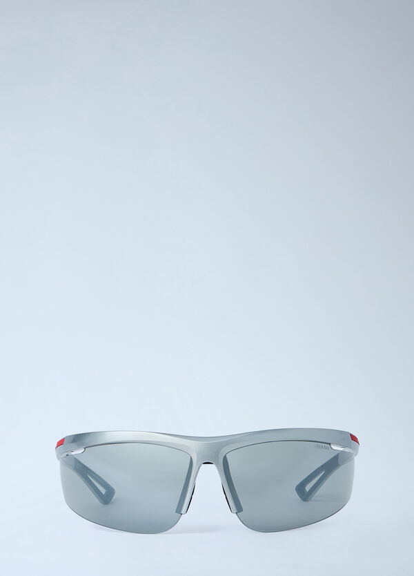 Prada Linea Rossa 0PS A02S Sunglasses Silver lpl0364001